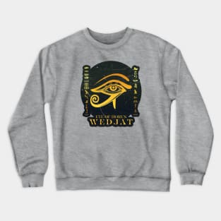 Golden Eye of Horus Crewneck Sweatshirt